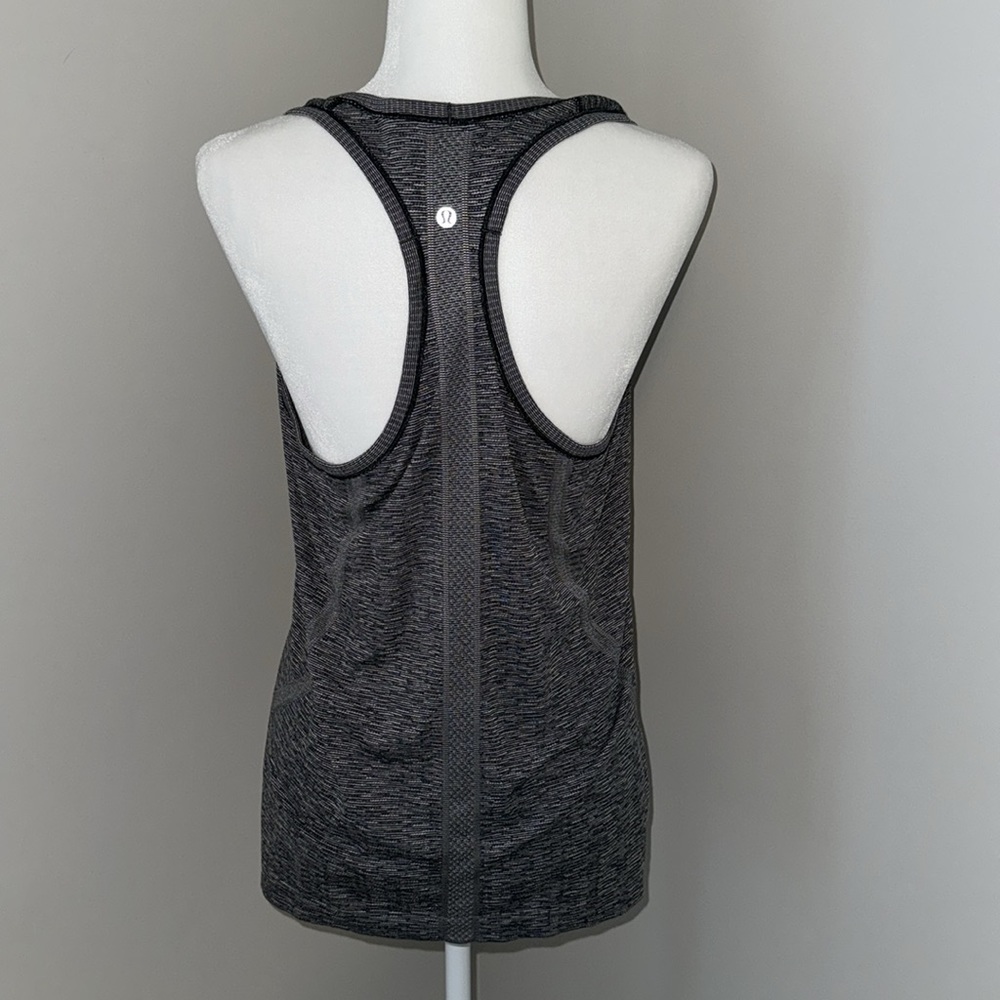 Lululemon Swiftly Tech Tank Grey Run With Heart 10 - image 1